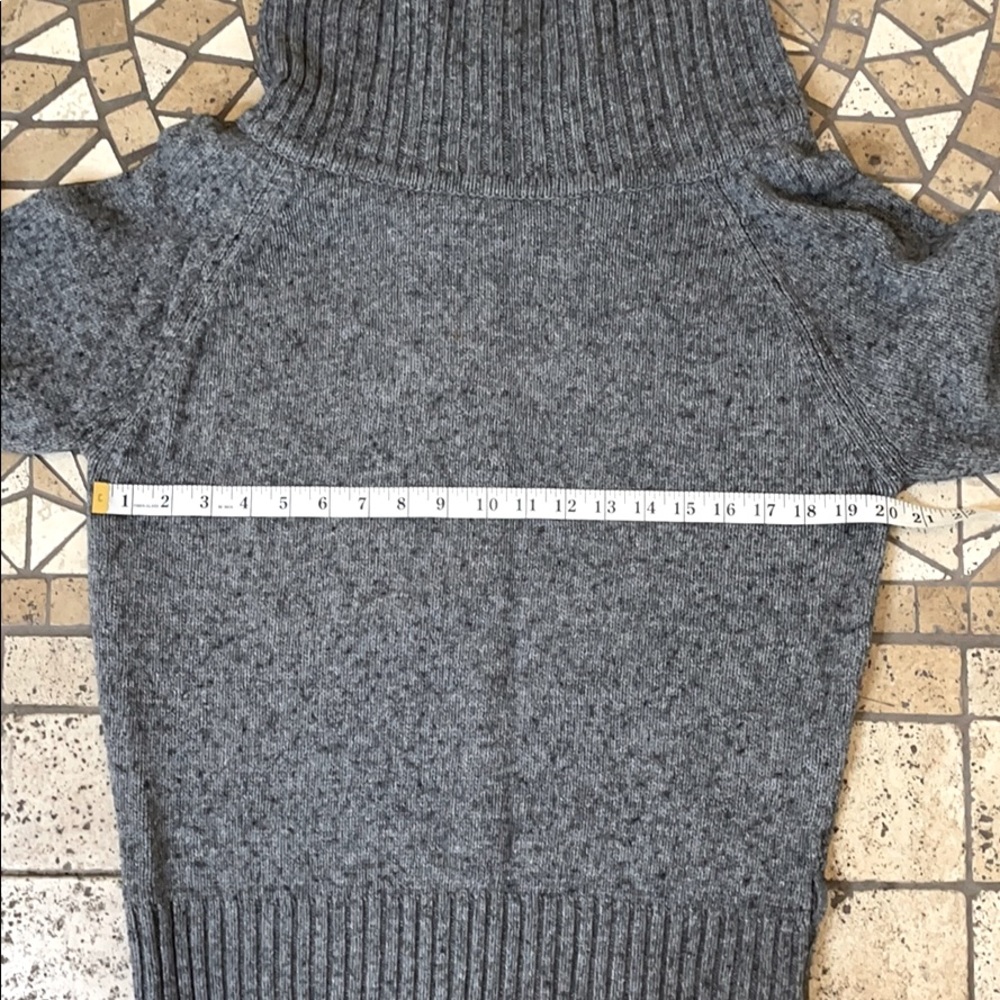 Zara cowl neck sweater gray L - Picture 8 of 11
